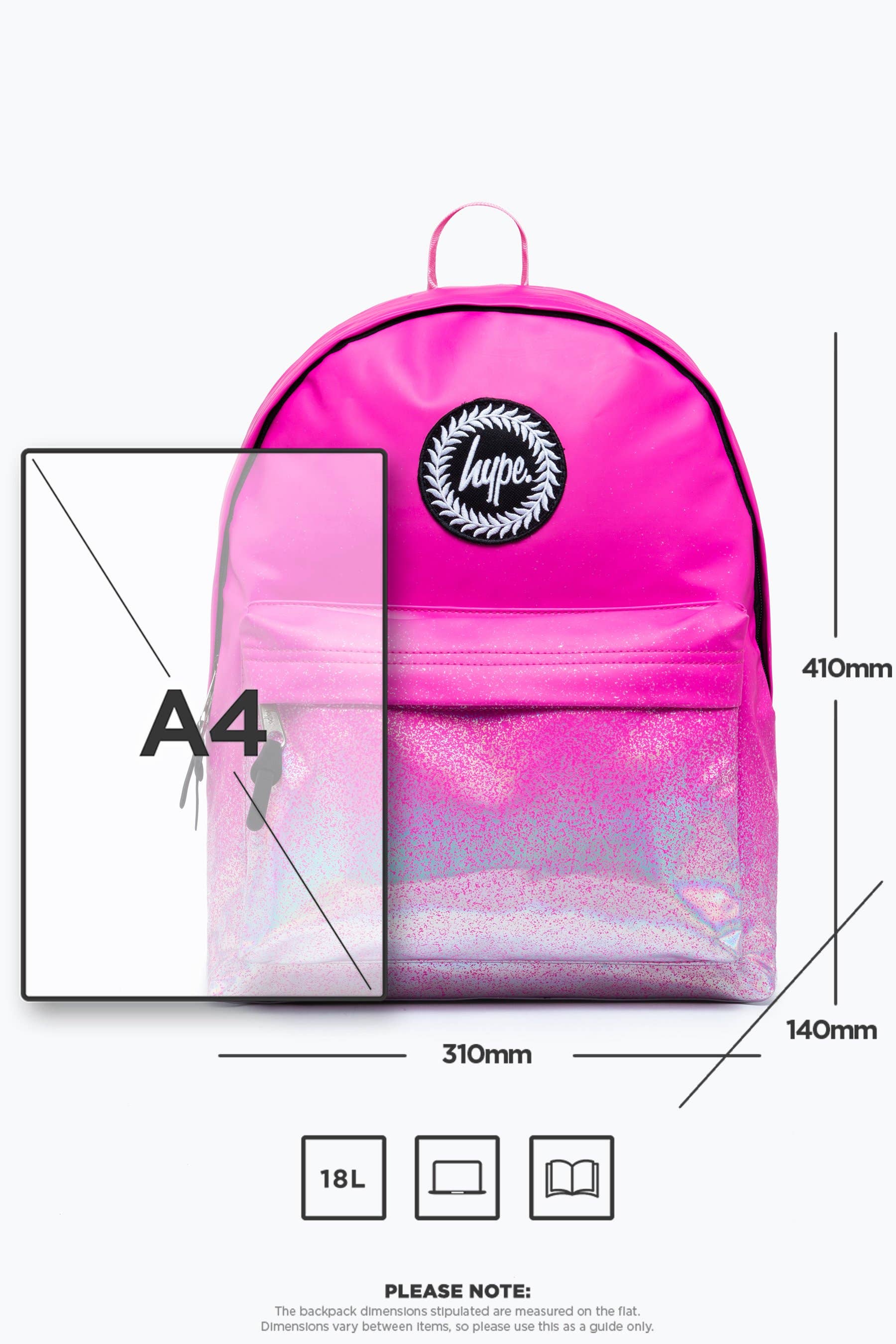 ICA Sports - Stylischer Rucksack HYPE HOLO SPECKLE FADE