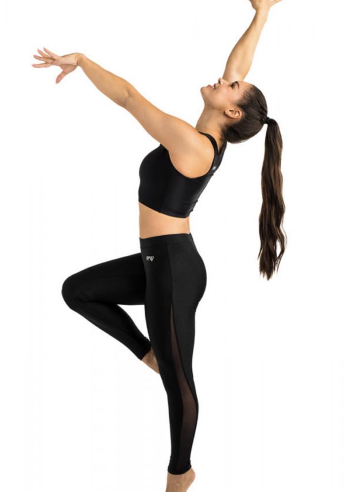 Ervy Leggings mit Tülleinsätzen ALDEA in Pose